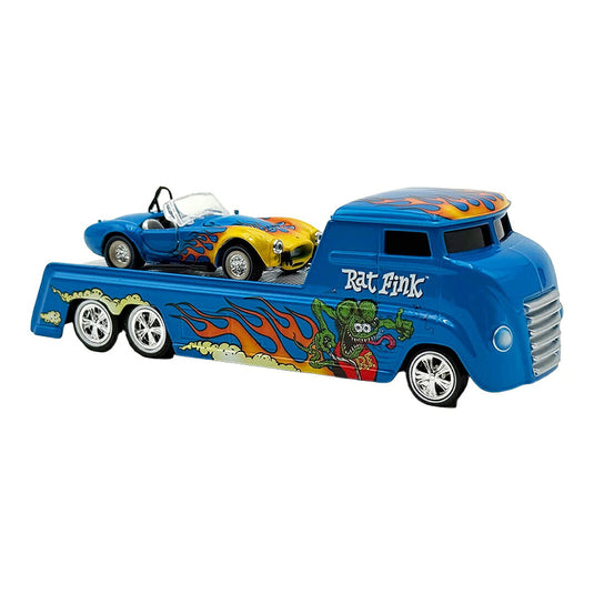 Rat Fink Hauler with Cobra Super Snake Convertible / ACME 1/64 模型