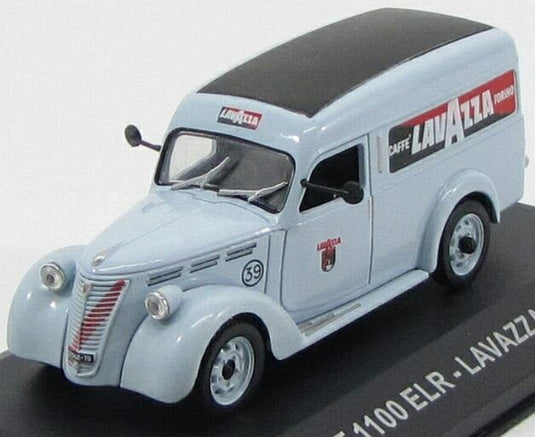 FIATフィアット 1100 ELR VAN LAVAZZA 1950 WHITE VEICOLI-PUBBLICITARI-D'EPOCA-COLLECTION / EDICOLA 1/43 ミニカー