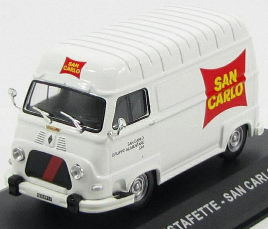 RENAULTルノー ESTAFETTE VAN SAN CARLO 1975 WHITE VEICOLI-PUBBLICITARI-D'EPOCA-COLLECTION / EDICOLA 1/43 ミニカー