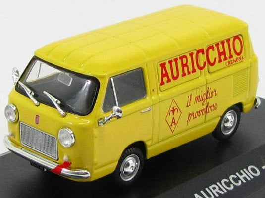 FIATフィアット 850T VAN AURICCHIO 1972 YELLOW VEICOLI-PUBBLICITARI-D'EPOCA-COLLECTION / EDICOLA 1/43 ミニカー