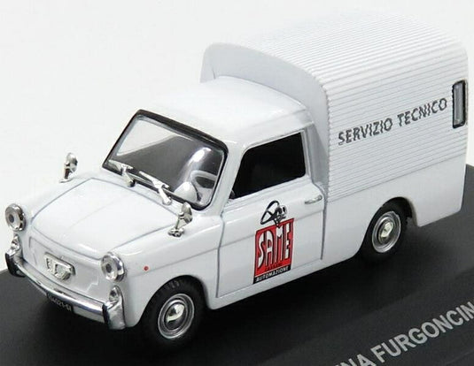 AUTOBIANCHIアウトビアンキ BIANCHINA FURGONCINO VAN SERVIZIO TECNICO SAME 1970 WHITE VEICOLI-PUBBLICITARI-D'EPOCA-COLLECTION / EDICOLA