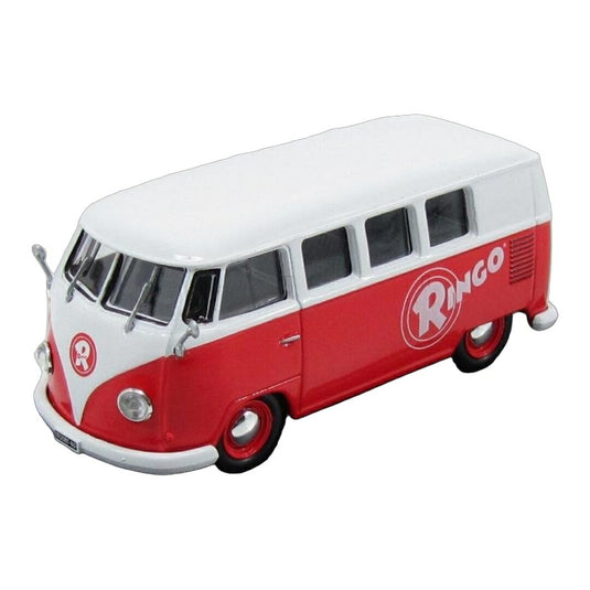 VWフォルクスワーゲン T1 Kombiコンビ Minibusミニバス Ringo 1967 レッドホワイト / EDICOLA 1/43 ミニカー
