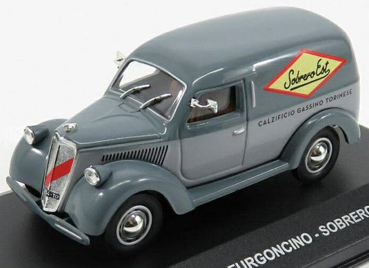 Lanciaランチア ARDEA 800 FURGONCINO VAN SOBRERO EST 1948 2トーンブラック VEICOLI-PUBBLICITARI-D'EPOCA-COLLECTION / EDICOLA 1/43 ミニカー