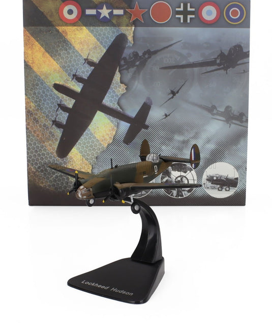 Lockheedロッキード HUDSON MILITARY AIRPLANE 1965 迷彩 AIRPLANE-ATLAS-BOMBERS-OF-WWII-COLLECTION / EDICOLA 1/144 ミニカー