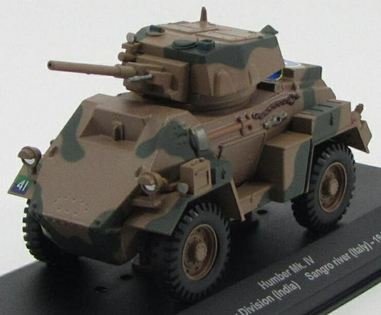 Humberハンバー TANK MK.IV 8th INFANTRY DIVISION ITALY 1943 軍用迷彩 VEICOLI-MILITARI-EAGLEMOSS-COLLECTION / EDICOLA 1/43 ミニカー