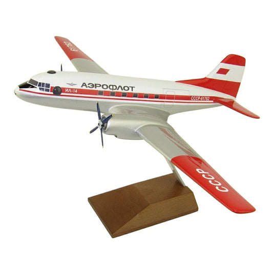 アエロフロート・ロシア航空 Aeroflot Russian Airlines イリューシン IL-14 / 100Aero 1/72 飛行機模型 旅客機
