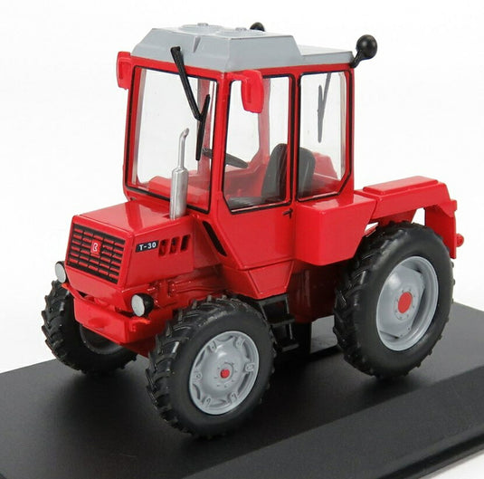 Tractorトラクター T 30A SOVIET 1972 レッドグレー HACHETTE-HISTORY-PEOPLE-MACHINERY-COLLECTION - FARM TOYS / EDICOLA 1/43 ミニカー