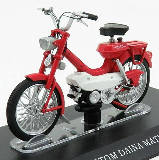 Motom DAINA MATIC 50 レッド PASSIONE-MOTORINI-COLLECTION MOTORCYCLE / EDICOLA 1/18 ミニカー