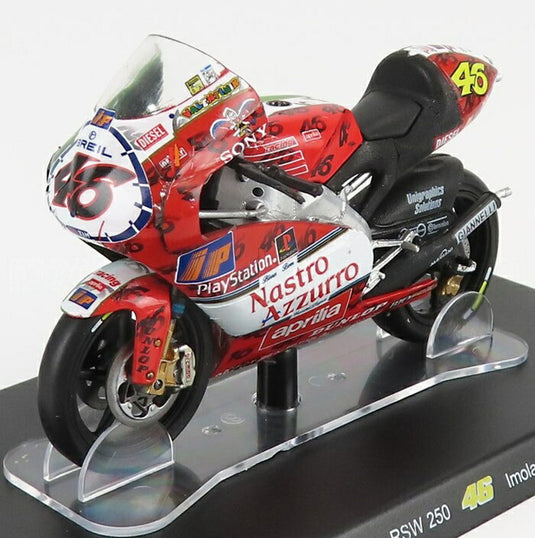 APRILIAアプリリア RSW 250cc N 46 ワールドチャンピオン 1999 VALENTINO ROSSIバレンティーノロッシ レッドホワイトブラッ CENTAURIA-VALENTINO-ROSSI-BIKES-46-COLLECTION