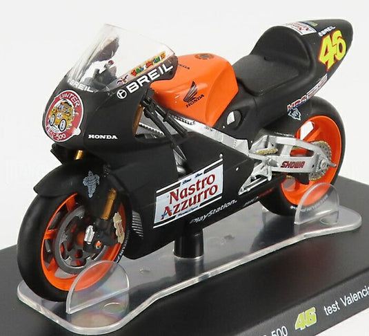 HONDAホンダ NSR500 TEAM NASTRO AZZURRO N 46 2000 VALENTINO ROSSIバレンティーノロッシ ブラックオレンジ CENTAURIA-VALENTINO-ROSSI-BIKES-46-COLLECTION