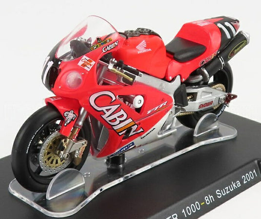 HONDAホンダ VTR1000 チームキャビン N 11 鈴鹿8耐 優勝 2001 VALENTINO ROSSIバレンティーノロッシ レッドホワイト CENTAURIA-VALENTINO-ROSSI-BIKES-46-COLLECTION MOTO