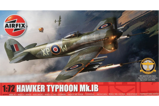 Hawkerホーカー Typhoon タイフーン Mk IB 組み立てプラモキット模型 /Airfixエアフィックス 1/72