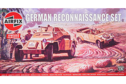 German Reconnaissance Set Vintage Classics 組み立てプラモキット模型 /Airfixエアフィックス 1/76