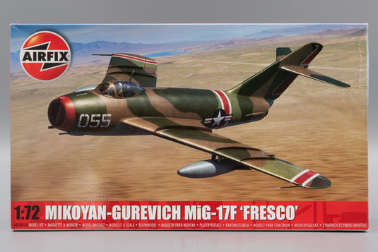 Mikoyan Gurevichミコヤングレヴィッチ MiG17F Frescoフレスコ 組み立てプラモキット模型 /Airfixエアフィックス 1/72