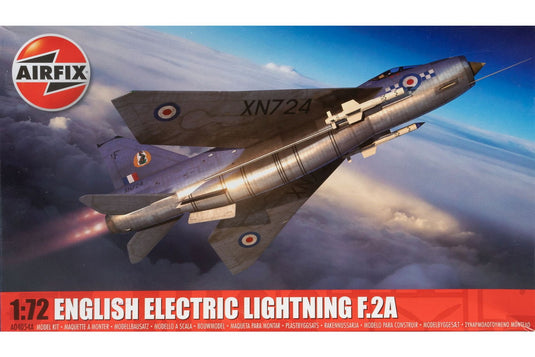 English Electric Lightning F.2A イングリッシュエレクトリック ライトニング 組み立てプラモキット模型 戦闘機 /Airfix 1/72