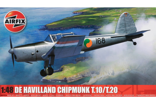 De Havilland DHC-1 Chipmunk T.10/T.20 チップマンク 組み立てプラモキット模型 飛行機 /Airfix 1/48