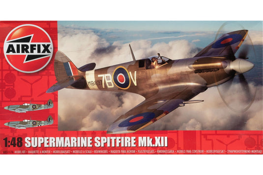 Supermarine Spitfire Mk.XII スピットファイア 組み立てプラモキット模型 戦闘機 /Airfix 1/48