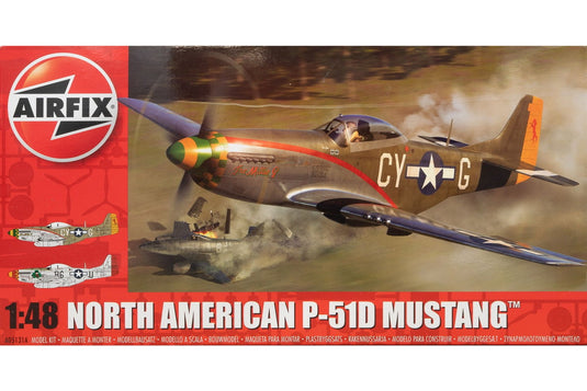 North American P-51D Mustang ムスタング 組み立てプラモキット模型 戦闘機 /Airfix 1/48