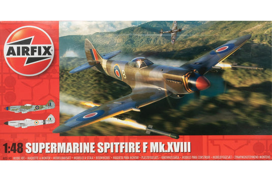 Supermarine Spitfire F Mk.XVIII スピットファイア 組み立てプラモキット模型 戦闘機 /Airfix 1/48