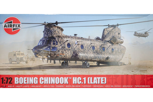 Boeing Chinook HC.1 Late 組み立てプラモキット模型 ヘリコプター /Airfix 1/72