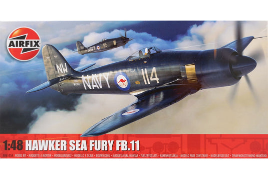 Hawker Sea Fury FB.11 ホーカー シーフューリー 組み立てプラモキット模型 戦闘機 /Airfix 1/48