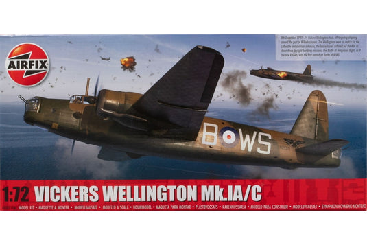 Vickers Wellington Mk.IA/C ヴィッカース ウェリントン 組み立てプラモキット模型 飛行機 /Airfix 1/72