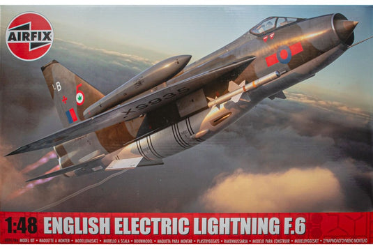 English Electric Lightning F.6 イングリッシュエレクトリック ライトニング 組み立てプラモキット模型 戦闘機 /Airfix 1/48