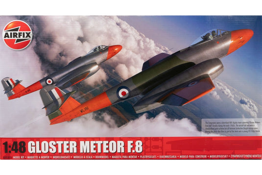 Gloster Meteor F.8 グロスター ミーティア 組み立てプラモキット模型 戦闘機 /Airfix 1/48