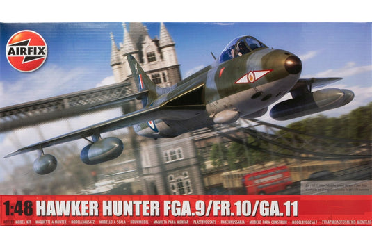 Hawker Hunter FGA.9/FR.10/GA.11 ホーカー ハンター 組み立てプラモキット模型 戦闘機 /Airfix 1/48