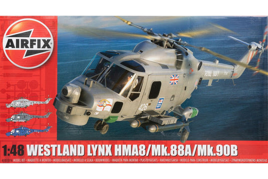 Westland Lynx HMA8 Mk.88A Mk.90B 組み立てプラモキット模型 ヘリコプター /Airfix 1/48