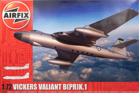 Vickers Valiant B(PR)K.1 ヴィッカース ヴァリアント 組み立てプラモキット模型 飛行機 /Airfix 1/72