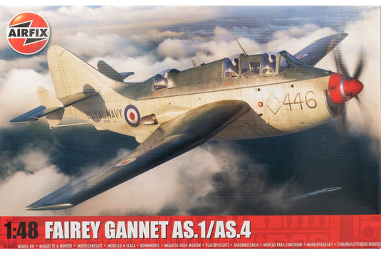 Fairey Gannet AS.1/AS.4 組み立てプラモキット模型 戦闘機 /Airfix 1/48