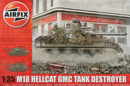 M18 Hellcat ヘルキャット GMC Tank Destroyer 戦車駆逐車 組み立てプラモキット模型 戦車 /Airfix 1/35