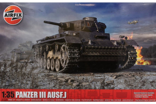 Panzer III AUSF J 組み立てプラモキット模型 戦車 /Airfix 1/35