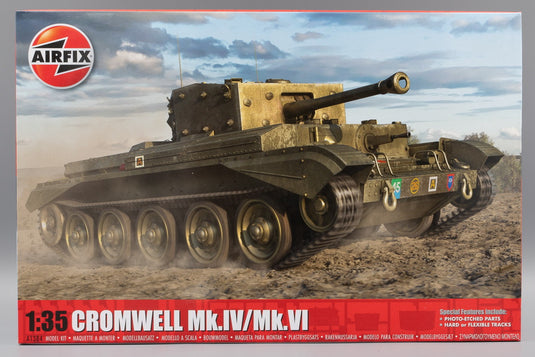 Cruiser Mk.VIII A27M Cromwell Mk.IV / Mk.VI 組み立てプラモキット模型 戦車 /Airfix 1/35