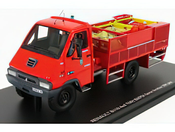 RENAULT - B110 4X4 TRUCK TMH BMPM SAPEURS POMPIERS MARINES MARSELLE 1998 - RED/ ALERTE 1/43 トラック 模型