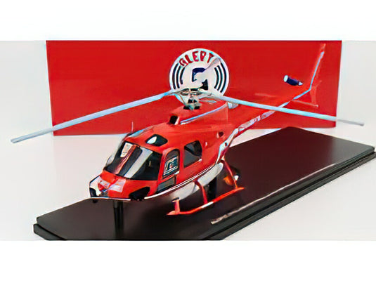 AEROSPATIALE - AS 350 HBE HELICOPTER SECURITE CIVILE 1979 - RED/ ALERTE 1/43  模型
