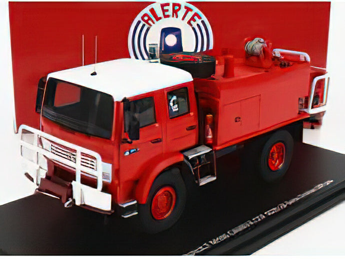 RENAULT - M180 TANKER TRUCK CAMIVA CCF SDIS 28 SAPEURS POMPIERS 1986 - RED WHITE/ ALERTE 1/43 トラック 模型