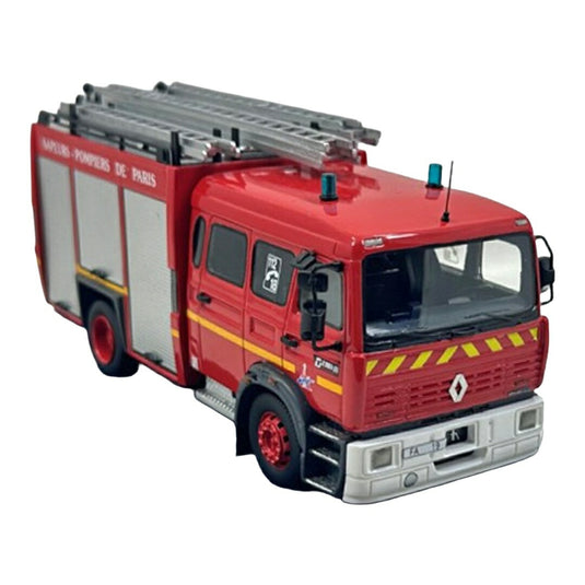 【予約】2026年発売予定 Renaultルノー G230 タンクローリー ダブルキャブ BSPP 消防車 1991 レッド シルバー 250台限定 / ALERTE 1/43 ミニカー トラック模型