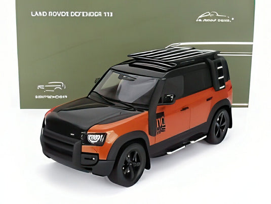 LAND ROVER ニューディフェンダー 110 2020 オレンジ/ブラック/ Almost-Real 1/18 ミニカー