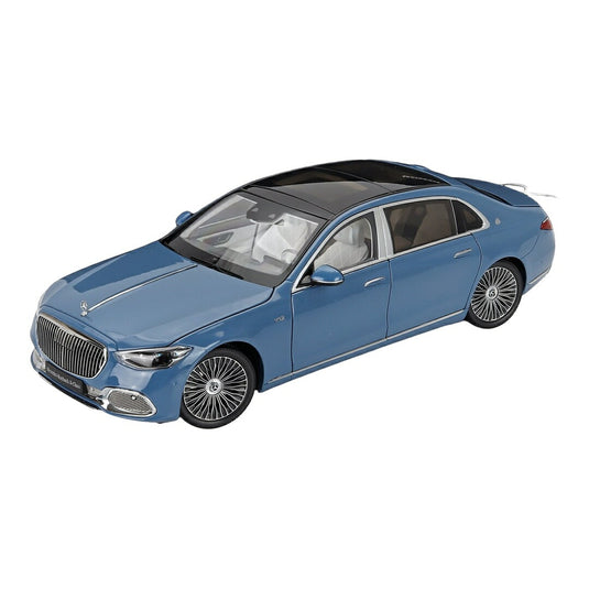 Mercedes Benzメルセデスベンツ Sクラス S600 V12 ビターボ Maybachマイバッハ 2021 ブルー 開閉機構付き / Almost-Real 1/18 ミニカー