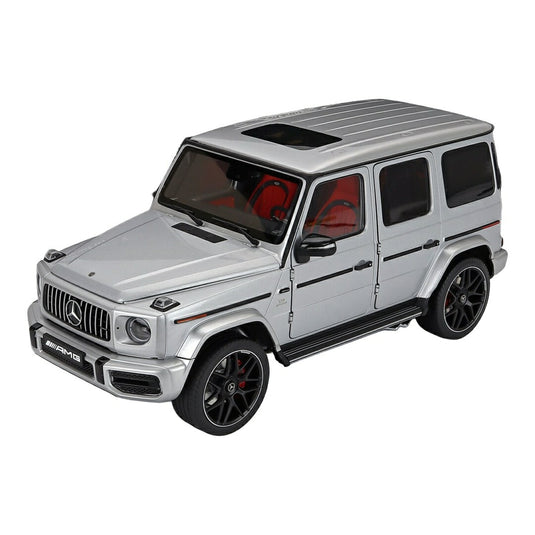 Mercedes Benzメルセデスベンツ G-CLASS G63 AMG W463 V8 BITURBO 2019 シルバー 開閉機構付き / Almost-Real 1/18 ミニカー