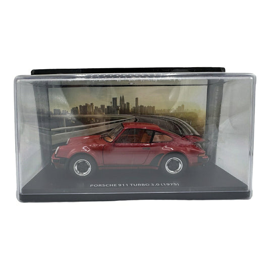 【予約】 Porscheポルシェ 911 3.0 ターボ クーペ 1975 レッド Altaya Porscheコレクション / EDICOLA 1/24 ミニカー