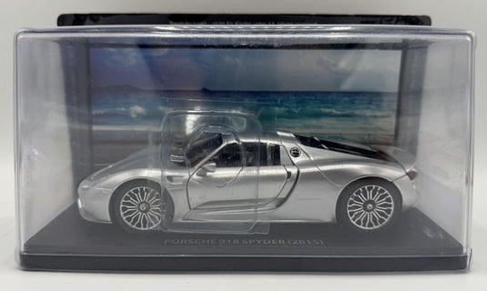 【予約】 Porscheポルシェ 918 Spyder 2015 シルバー ケース付 Porscheコレクションテストモデル / EDICOLA 1/24 ミニカー