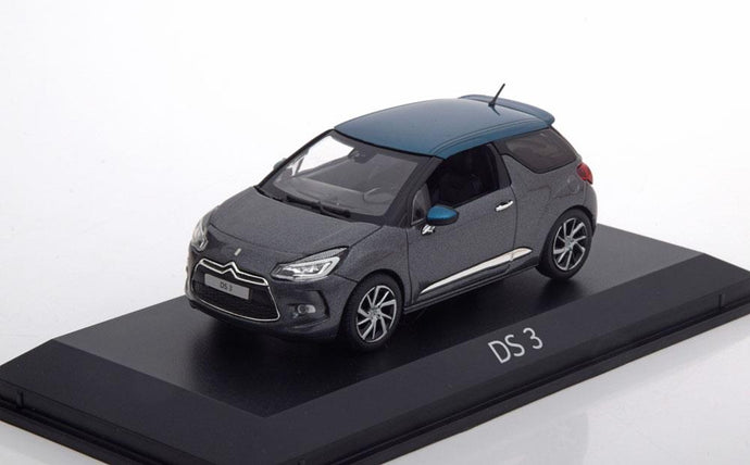 シトロエン DS3 2014 グレーメタリック/ブルーメタリック シトロエン特別版/ Norev 1/43 ミニカー