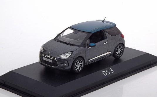 シトロエン DS3 2014 グレーメタリック/ブルーメタリック シトロエン特別版/ Norev 1/43 ミニカー