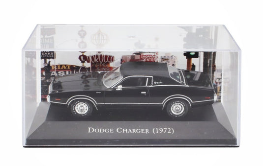 DODGEダッジ チャージャー クーペ 1972 ブラック DEAGOSTINI-AMERICAN-CARS-COLLECTION / EDICOLA 1/43 ミニカー