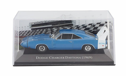 DODGEダッジ CHARGERチャージャー DAYTONAデイトナ 1969 ブルー ホワイト / EDICOLA 1/43 ミニカー