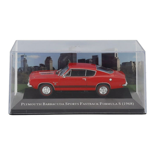 PLYMOUTHプリムス BARRACUDAバラクーダ SPORTSスポーツ FASTBACKファストバック 1969 レッド / EDICOLA 1/43 ミニカー