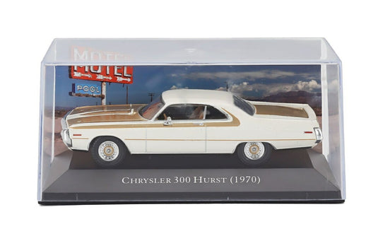 CHRYSLERクライスラー 300 HURSTハースト 1970 ホワイト ゴールド / EDICOLA 1/43 ミニカー